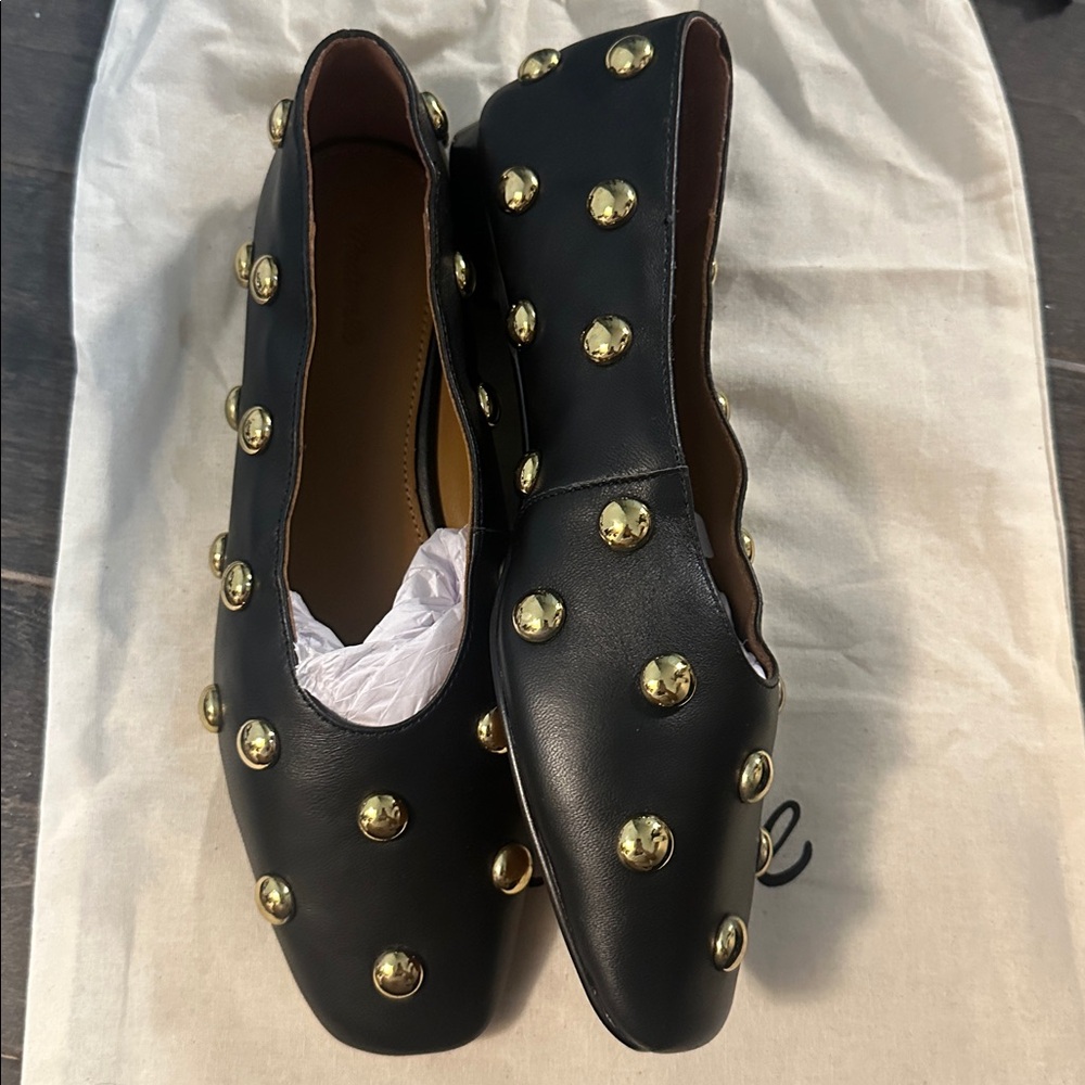 Madewell Black Studded Women's Shoes - Picture 4 of 4